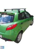 Μπαρες για Μπαγκαζιερα - Kit Μπάρες οροφής Σιδήρου - Πόδια MENABO για Mazda 2 2007-2009 2 τεμάχια