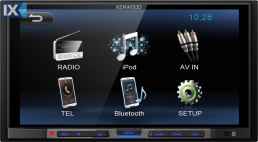 Kenwood DMX100BT  Ηχοσύστημα Αυτοκινήτου Universal 2DIN (Bluetooth/USB) με Οθόνη Αφής 6.8