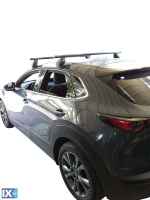 Μπαρες για Μπαγκαζιερα - Kit Μπάρες οροφής Σιδήρου - Πόδια MENABO για Mazda CX-30 2019+ 2 τεμάχια